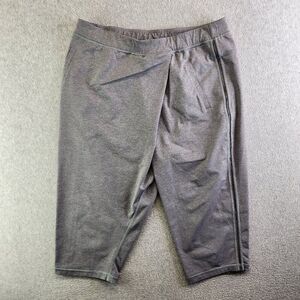 Lululemon Pants Womens 8 Gray Heathered Retreat Yogi Crop Loose Vented Crossover